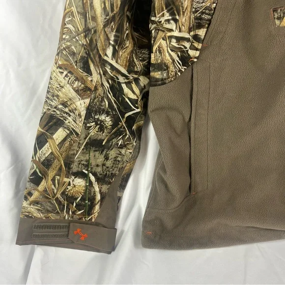 Under Armour Storm3 Cold Gear Realtree MAX-5Camo Half Zip Jacket Pullover - Picture 4 of 16